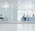 Стеклянные прозрачные перегородки в офис премиум в Казани. Готовые проекты ПерилаГлавСнаб - фото 1