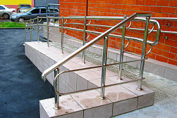 Поручни для инвалидов из нержавеющей стали в Казани. Готовые проекты ПерилаГлавСнаб - фото 16