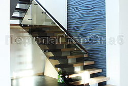 Ограждения лестничных маршей в Казани. Готовые проекты ПерилаГлавСнаб - фото 18