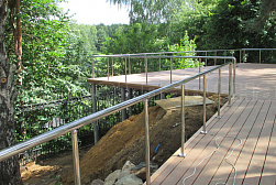 Уличные ограждения из металла в Казани. Готовые проекты ПерилаГлавСнаб - фото 14