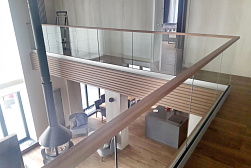 Цельностеклянные ограждения на несущем стекле в Казани. Готовые проекты ПерилаГлавСнаб - фото 15