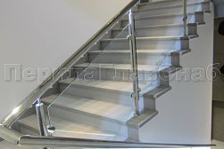 Ограждения для лестниц в Казани. Готовые проекты ПерилаГлавСнаб - фото 6