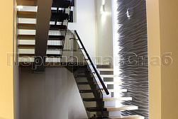 Цельностеклянные ограждения на несущем стекле в Казани. Готовые проекты ПерилаГлавСнаб - фото 20