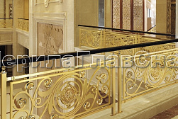 Латунные перила под золото в Казани. Готовые проекты ПерилаГлавСнаб - фото 16 Латунные перила под золото в Казани. Готовые проекты ПерилаГлавСнаб - фото 16