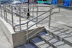 Поручни для инвалидов из нержавеющей стали в Казани. Готовые проекты ПерилаГлавСнаб - фото 12