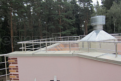 Ограждения для кровли из нержавеющей стали в Казани. Готовые проекты ПерилаГлавСнаб - фото 4