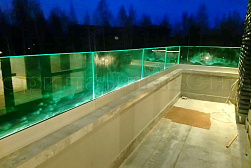 Поручни, перила и ограждения с подсветкой в Казани. Готовые проекты ПерилаГлавСнаб - фото 11