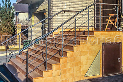 Ограждения из нержавеющей стали с тремя ригелями в Казани. Готовые проекты ПерилаГлавСнаб - фото 3