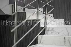 Поручни, перила и ограждения с подсветкой в Казани. Готовые проекты ПерилаГлавСнаб - фото 19