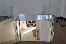 Стеклянные перила для атриумов в Казани. Готовые проекты ПерилаГлавСнаб - фото 22