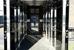 Стеклянные козырьки на спайдерах в Казани. Готовые проекты ПерилаГлавСнаб - фото 2