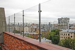 Ограждения из нержавейки со стеклом в Казани. Готовые проекты ПерилаГлавСнаб - фото 8