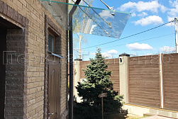 Стеклянные козырьки на вантах в Казани. Готовые проекты ПерилаГлавСнаб - фото 17