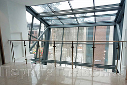 Стеклянные ограждения для торговых  и бизнес центров в Казани. Готовые проекты ПерилаГлавСнаб - фото 10