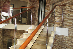 Ограждения лестничных маршей в Казани. Готовые проекты ПерилаГлавСнаб - фото 30