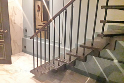 Перила и ограждения с вертикальным заполнением в Казани. Готовые проекты ПерилаГлавСнаб - фото 10