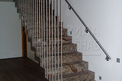 Перила и ограждения с вертикальным заполнением в Казани. Готовые проекты ПерилаГлавСнаб - фото 17