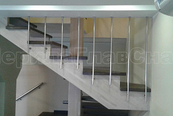 Перила и ограждения с вертикальным заполнением в Казани. Готовые проекты ПерилаГлавСнаб - фото 8