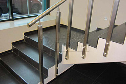 Перила и ограждения с вертикальным заполнением в Казани. Готовые проекты ПерилаГлавСнаб - фото 13