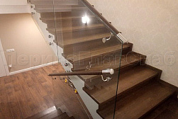 Цельностеклянные ограждения на несущем стекле в Казани. Готовые проекты ПерилаГлавСнаб - фото 10