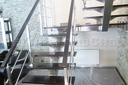 Ограждения для лестниц в Казани. Готовые проекты ПерилаГлавСнаб - фото 28