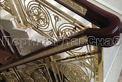 Латунные перила под золото в Казани. Готовые проекты ПерилаГлавСнаб - фото 11 Латунные перила под золото в Казани. Готовые проекты ПерилаГлавСнаб - фото 11