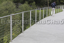 Тросовые ограждения в Казани. Готовые проекты ПерилаГлавСнаб - фото 5