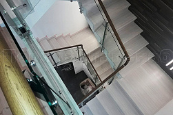 Ограждения из нержавейки со стеклом в Казани. Готовые проекты ПерилаГлавСнаб - фото 7