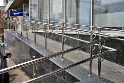 Поручни для инвалидов из нержавеющей стали в Казани. Готовые проекты ПерилаГлавСнаб - фото 17