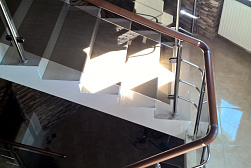 Ограждения лестничных маршей в Казани. Готовые проекты ПерилаГлавСнаб - фото 29