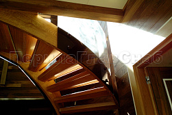 Стеклянные перила для винтовых лестниц в Казани. Готовые проекты ПерилаГлавСнаб - фото 18