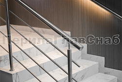 Поручни, перила и ограждения с подсветкой в Казани. Готовые проекты ПерилаГлавСнаб - фото 2