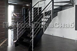 Четырёх и многоригельные перила и ограждения в Казани. Готовые проекты ПерилаГлавСнаб - фото 2