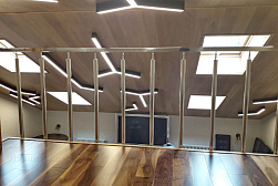 Ограждения и перила без ригелей из нержавеющей стали (без заполнения) в Казани. Готовые проекты ПерилаГлавСнаб - фото 13