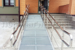 Поручни для инвалидов из нержавеющей стали в Казани. Готовые проекты ПерилаГлавСнаб - фото 11