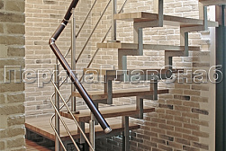 Ограждения для лестниц в Казани. Готовые проекты ПерилаГлавСнаб - фото 9