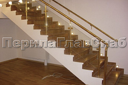 Латунные перила под золото в Казани. Готовые проекты ПерилаГлавСнаб - фото 19 Латунные перила под золото в Казани. Готовые проекты ПерилаГлавСнаб - фото 19