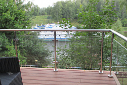 Перила и ограждения для террас в Казани. Готовые проекты ПерилаГлавСнаб - фото 22