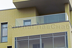 Стеклянные перила для балконов в Казани. Готовые проекты ПерилаГлавСнаб - фото 31