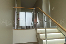 Перила и ограждения из нержавейки и дерева в Казани. Готовые проекты ПерилаГлавСнаб - фото 13