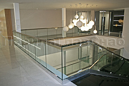 Стеклянные ограждения для торговых  и бизнес центров в Казани. Готовые проекты ПерилаГлавСнаб - фото 17