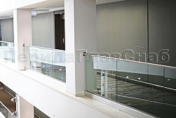 Цельностеклянные ограждения на несущем стекле в Казани. Готовые проекты ПерилаГлавСнаб - фото 25