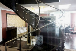 Цельностеклянные ограждения на несущем стекле в Казани. Готовые проекты ПерилаГлавСнаб - фото 4