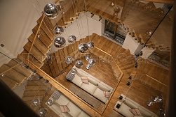 Стеклянные перила для винтовых лестниц в Казани. Готовые проекты ПерилаГлавСнаб - фото 3