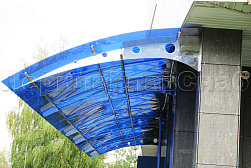 Консольные козырьки и навесы в Казани. Готовые проекты ПерилаГлавСнаб - фото 3