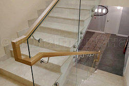 Перила и ограждения из нержавейки и дерева в Казани. Готовые проекты ПерилаГлавСнаб - фото 7