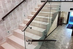 Перила и ограждения из нержавейки и дерева в Казани. Готовые проекты ПерилаГлавСнаб - фото 15