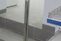 Ограждения и перила без ригелей из нержавеющей стали (без заполнения) в Казани. Готовые проекты ПерилаГлавСнаб - фото 2