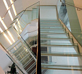 Стеклянные ступени и площадки для колодезной лестницы в Казани. Готовые проекты ПерилаГлавСнаб - фото 1