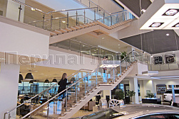 Стеклянные перила для атриумов в Казани. Готовые проекты ПерилаГлавСнаб - фото 19